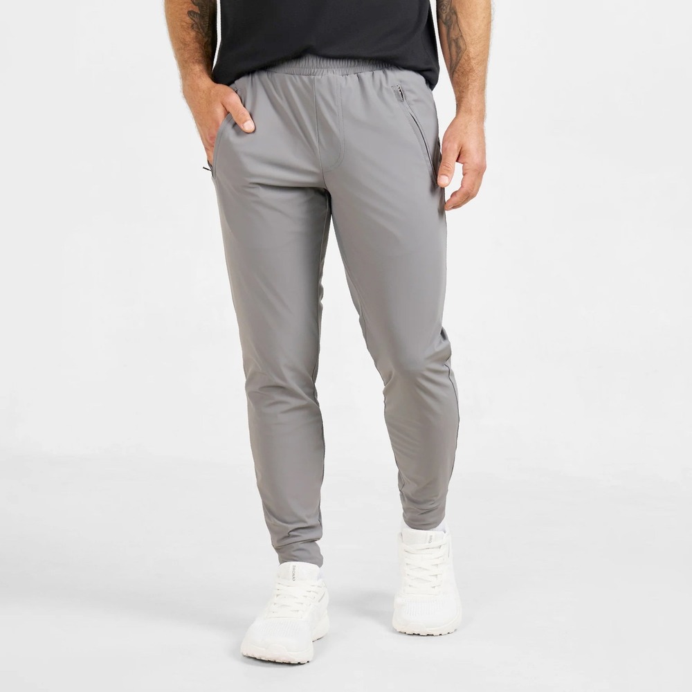 NEW Ash & Erie Men's Hybrid Jogger Pants Light Grey XL Casual Workout Travel Run